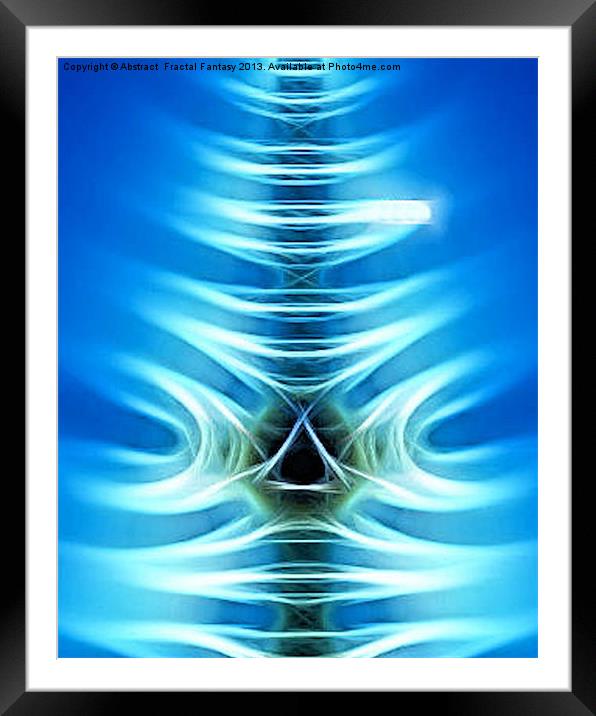 Just a mortal with potential of a superman Framed Mounted Print by Abstract  Fractal Fantasy