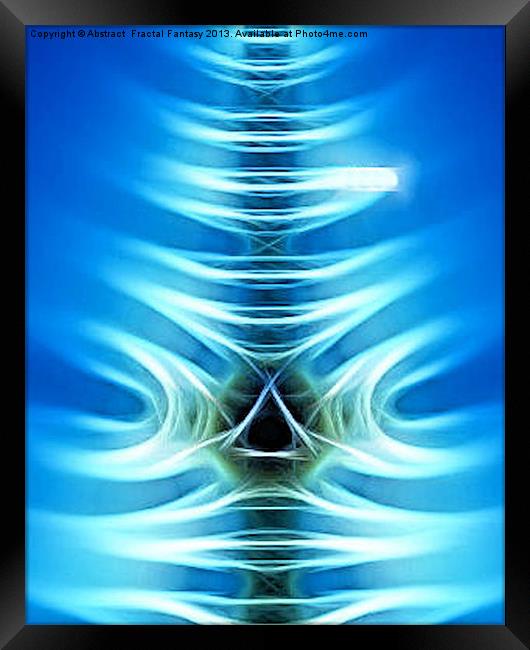 Just a mortal with potential of a superman Framed Print by Abstract  Fractal Fantasy