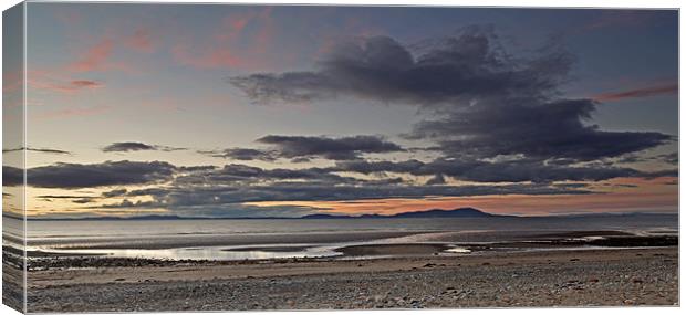 Solway Summer Sunset Canvas Print by Cheryl Quine