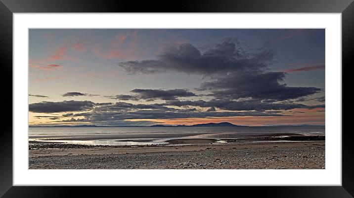 Solway Summer Sunset Framed Mounted Print by Cheryl Quine