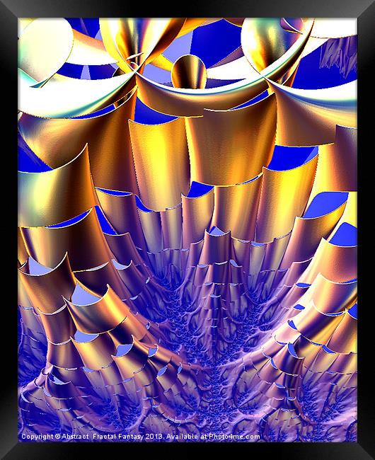 The Climb Framed Print by Abstract  Fractal Fantasy