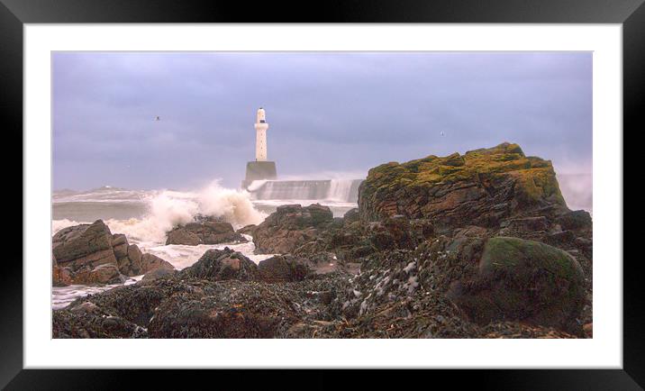 Leading Light Aberdeen Framed Mounted Print by Vicky Mitchell