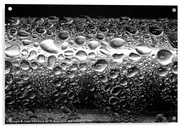 Raindrops Acrylic by Jules Camfield