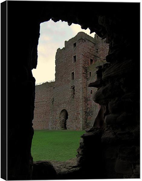 thru tantallon castle Canvas Print by dale rys (LP)