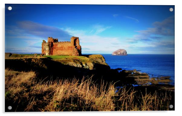 tantallon by the sea Acrylic by dale rys (LP)