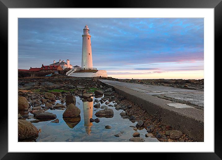 Reflections Framed Mounted Print by Neil Coleran