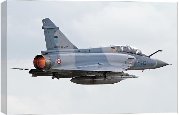 Mirage 2000 afterbuner takeoff Canvas Print by Rachel & Martin Pics