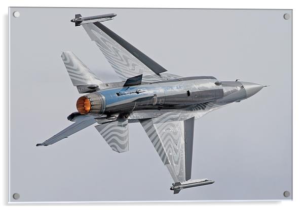 Belgian F-16 Acrylic by Rachel & Martin Pics