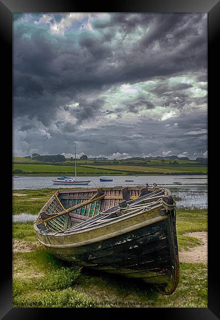 Tempestuous Alnmouth Framed Print by Trevor Camp