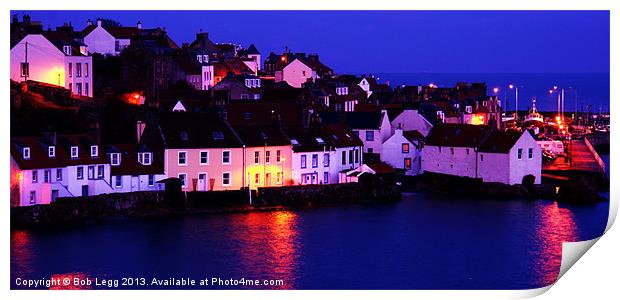 Colours of Pittenweem Print by Bob Legg