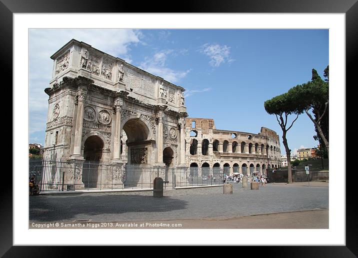 Arch of Constantine Framed Mounted Print by Samantha Higgs