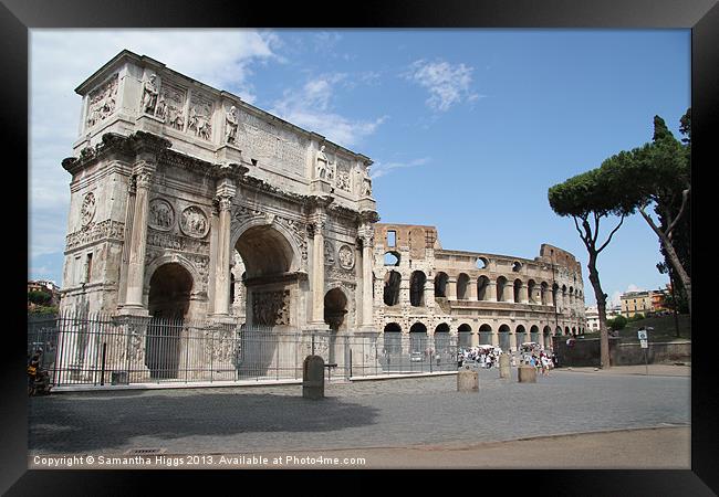 Arch of Constantine Framed Print by Samantha Higgs
