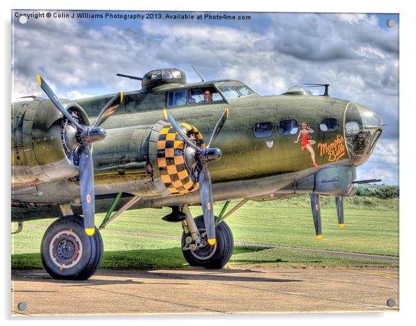 Sally B - A Flying Legend Acrylic by Colin Williams Photography