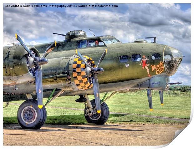 Sally B - A Flying Legend Print by Colin Williams Photography