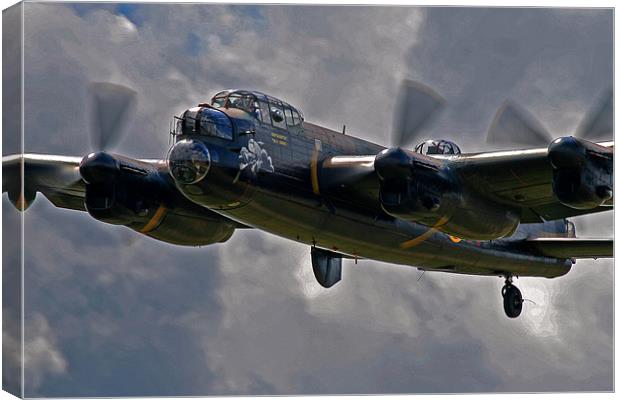 Lancaster bomber Canvas Print by Rachel & Martin Pics