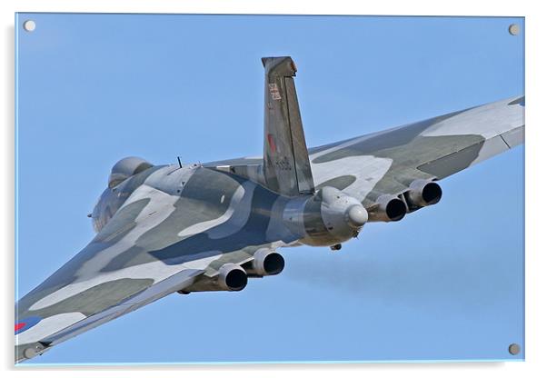 Vulcan bomber close up Acrylic by Rachel & Martin Pics