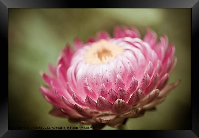 layers Framed Print by Jo Beerens