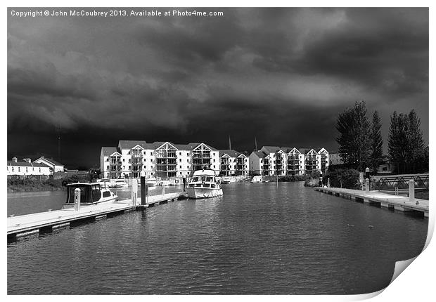 The Round O at Enniskillen Print by John McCoubrey