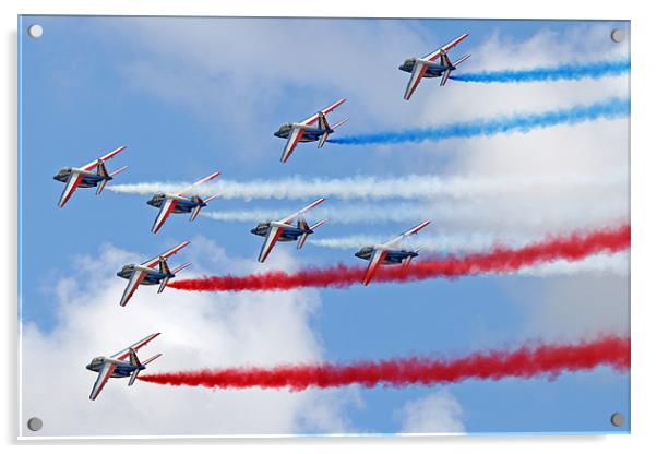 Patrouille de France Acrylic by Rachel & Martin Pics