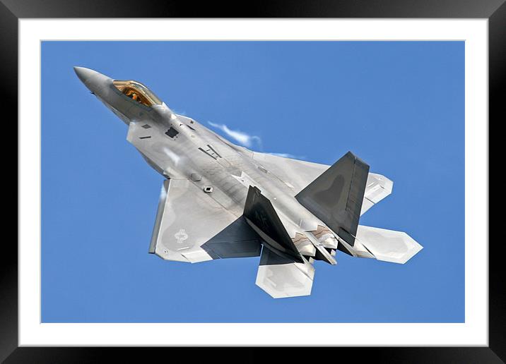 F-22 raptor Framed Mounted Print by Rachel & Martin Pics