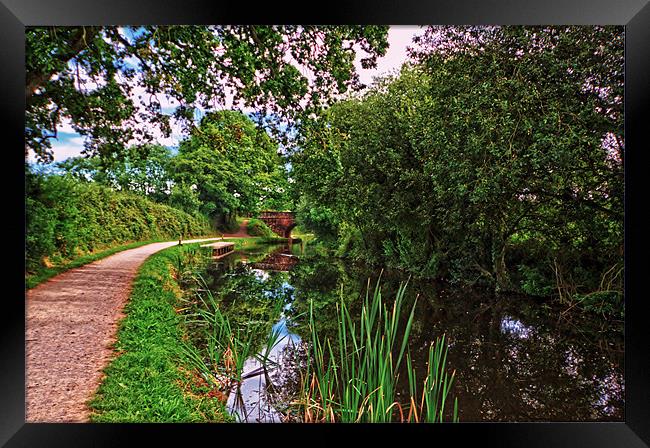 great western canal Framed Print by Stephen Walters