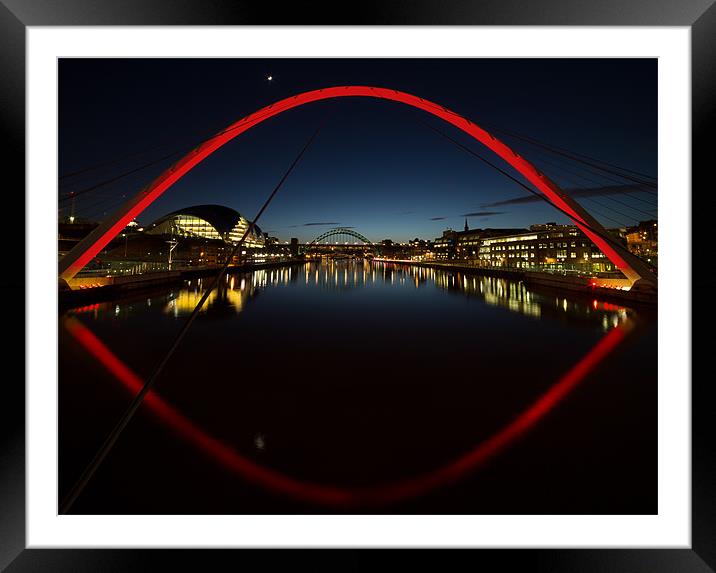 Millennium Bridge Framed Mounted Print by Paul Appleby