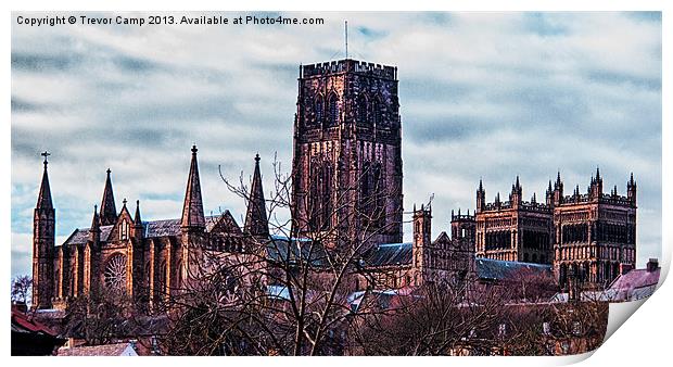 Durham Cathedral: A Masterpiece of Religion and Ar Print by Trevor Camp
