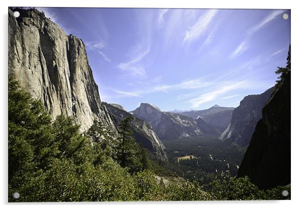 Yosemite Valley Acrylic by Kieran Brimson