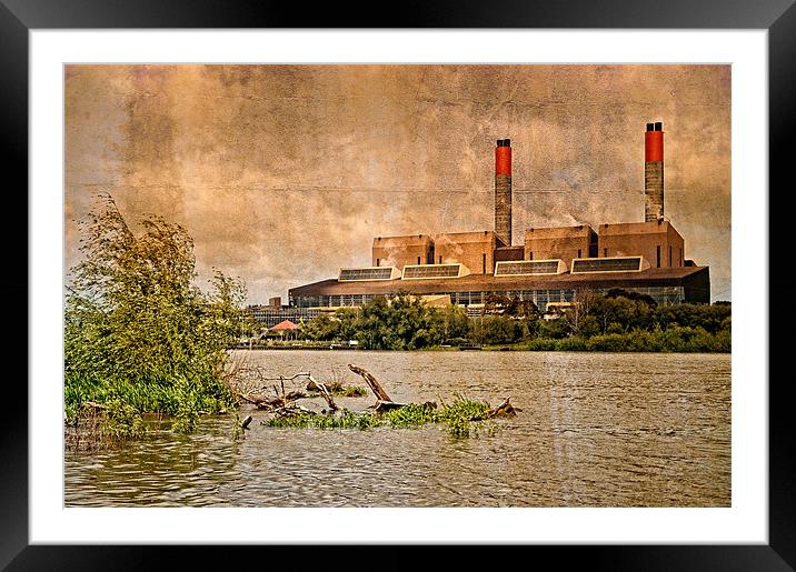 Huntly Power Station Framed Mounted Print by Mark Llewellyn