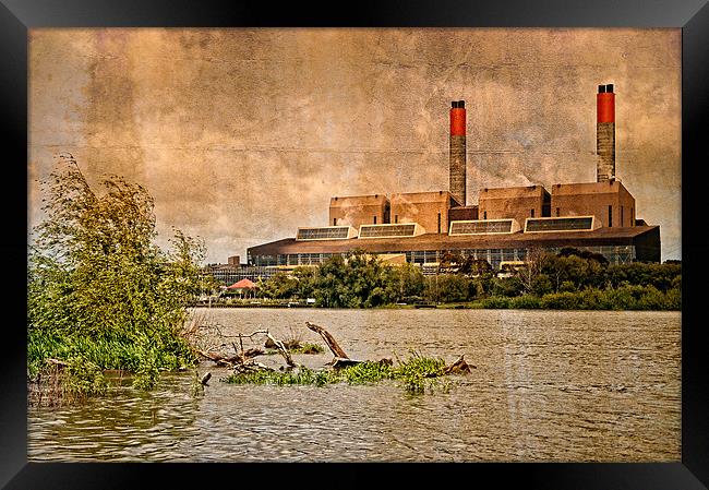 Huntly Power Station Framed Print by Mark Llewellyn
