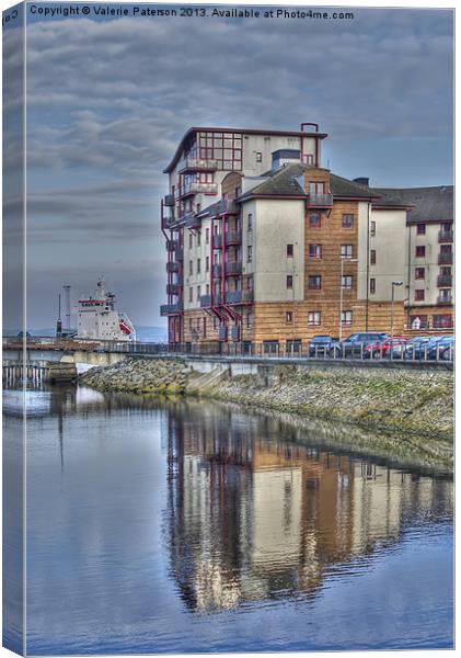 A Luxury Seaview Canvas Print by Valerie Paterson