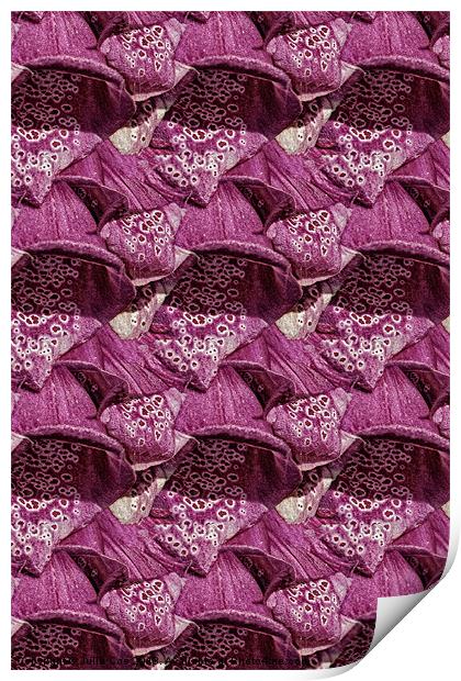 Foxglove Pattern Print by Julie Coe