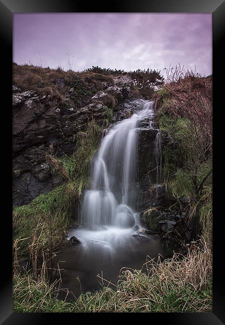 Small Waterfall Framed Print by Sam Smith