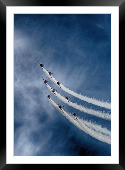 Red Arrows Framed Mounted Print by Phil Clements