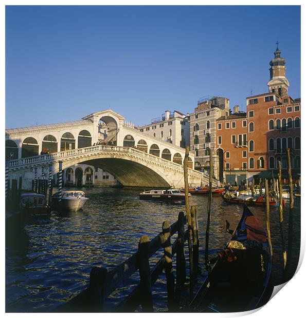 Rialto Bridge, Venice, Italy Print by Luigi Petro