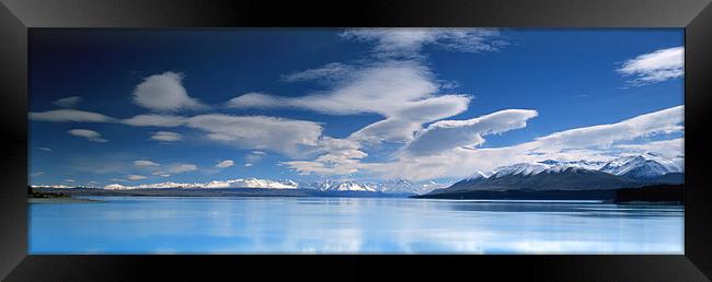 Lake Pukaki NZ Framed Print by Maggie McCall