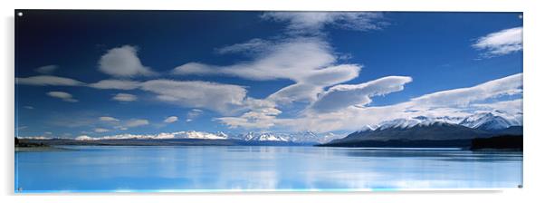 Lake Pukaki NZ Acrylic by Maggie McCall