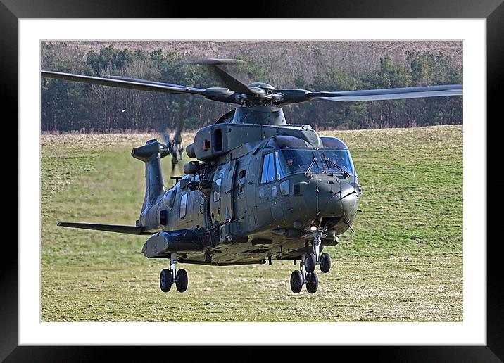 RAF Merlin Framed Mounted Print by Oxon Images