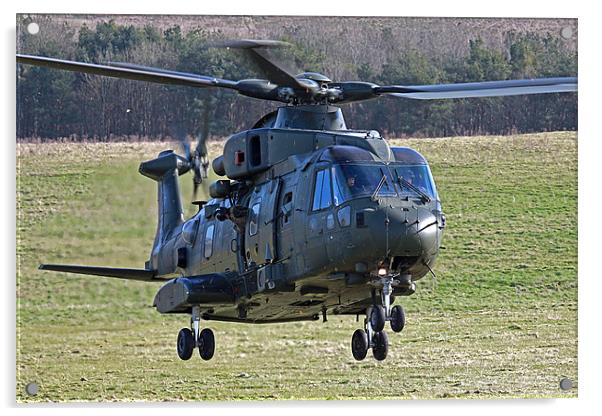 RAF Merlin Acrylic by Oxon Images
