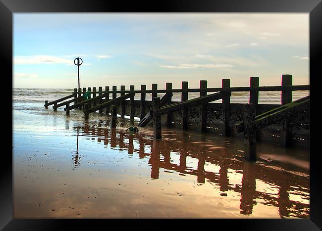 Aberdeen Beach Framed Print by Vicky Mitchell