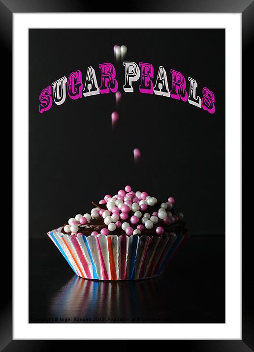 Sugar Pearls Framed Mounted Print by Nigel Bangert