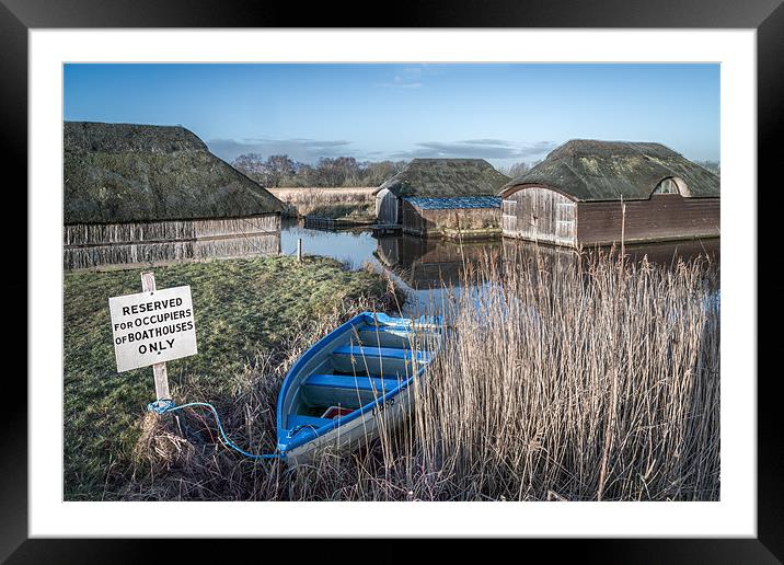 Hickling Broad Framed Mounted Print by Stephen Mole