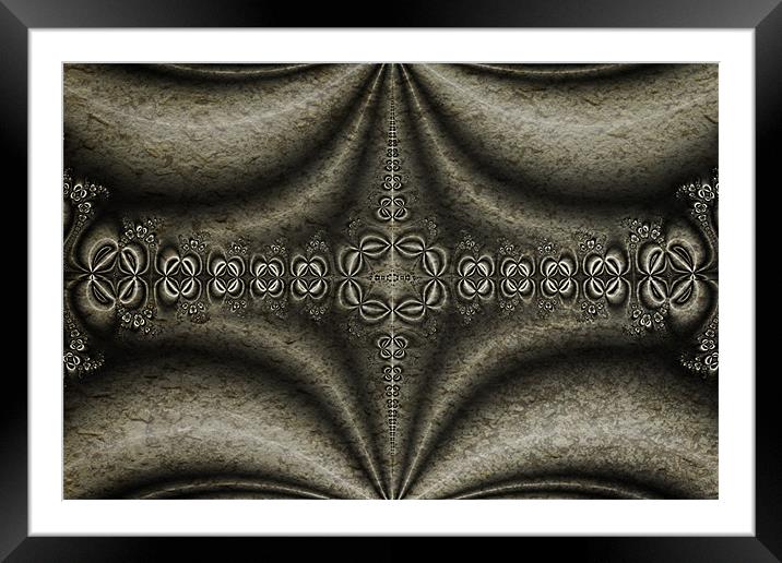 Stone Patterns Framed Mounted Print by Julie Coe