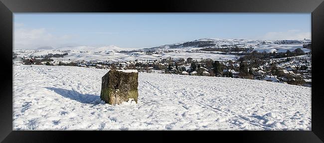 Snow on the hills Framed Print by Andrew Rotherham