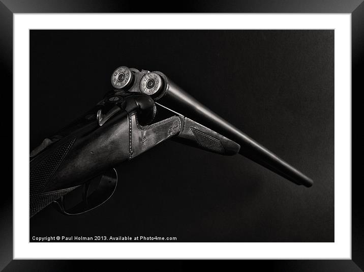 12 Gauge Shotgun Framed Mounted Print by Paul Holman Photography