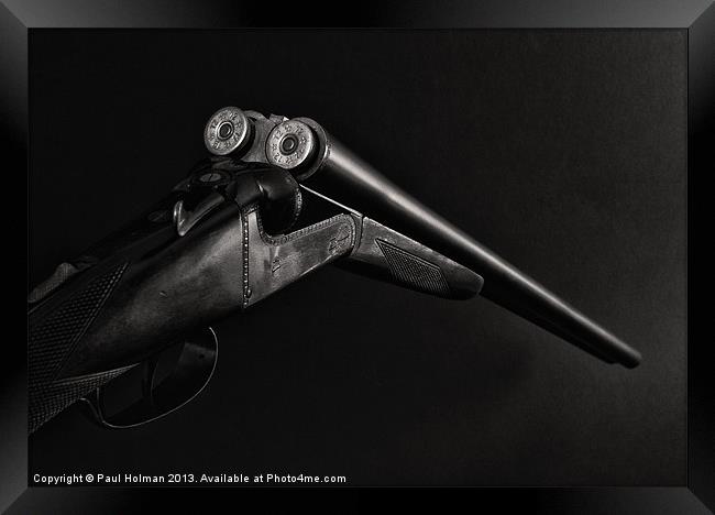 12 Gauge Shotgun Framed Print by Paul Holman Photography