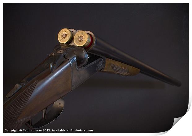 Side By Side Vintage Gun Print by Paul Holman Photography