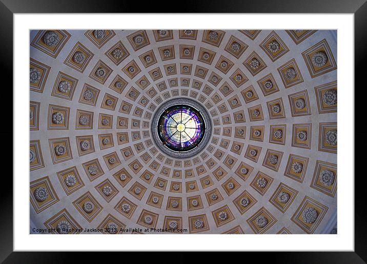 Basilica Ceiling Framed Mounted Print by Rachael Hood