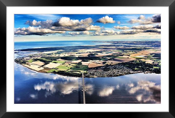 Fife Aerial View Framed Mounted Print by robert garside