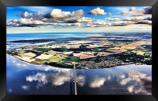Fife Aerial View Framed Print by robert garside